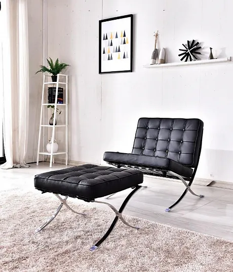 Кресло BARCELONA CHAIR чёрный фото 7