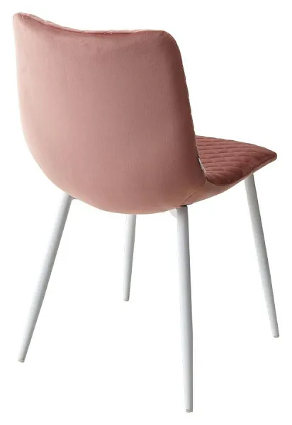 Стул TINTIN BLUVEL-52 PINK / белый каркас фото 3