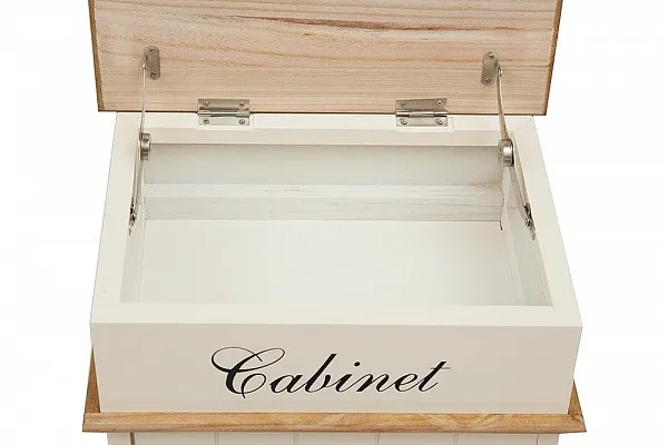 Тумба Secret De Maison CABINET дерево павловния, слоновая кость/коричневый фото 6