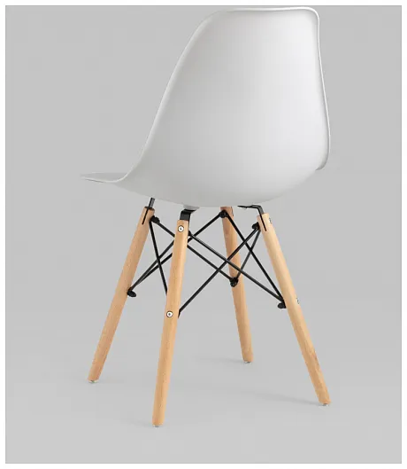 Стул Eames Style DSW светло-серый (разборный каркас) фото 9