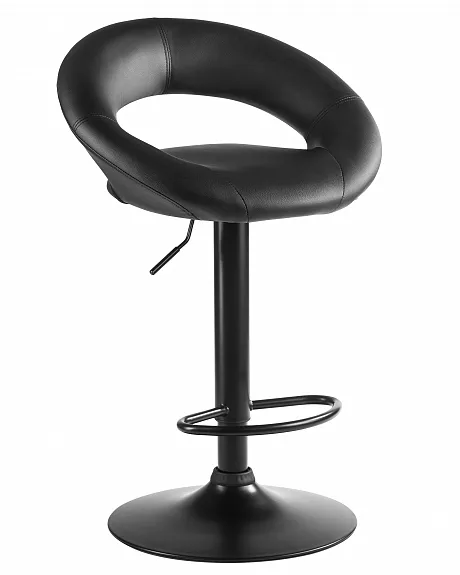 Стул барный MIRA BLACK чёрный фото 2
