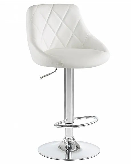 Стул барный LOGAN белый фото 2