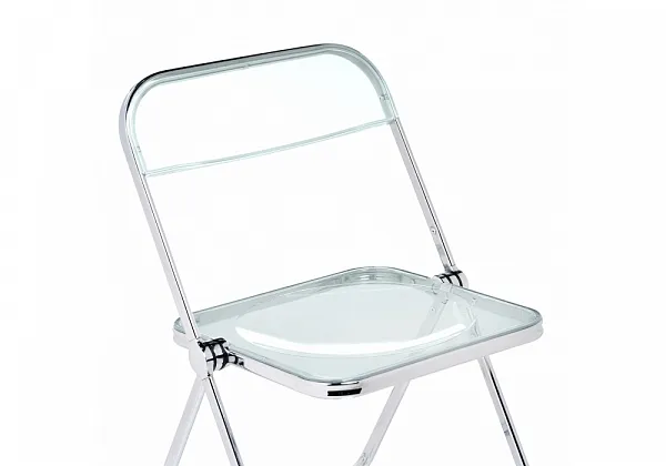 Пластиковый стул Fold складной clear gray-blue фото 6