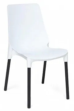 Стул GENIUS (mod 75) Белый, черный