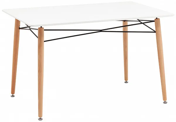 Стол Eames DSW Rectangle New 120*80 белый