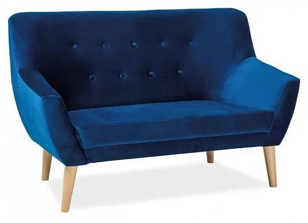 Диван Signal NORDIC 2 Velvet Bluvel 86 (синий)