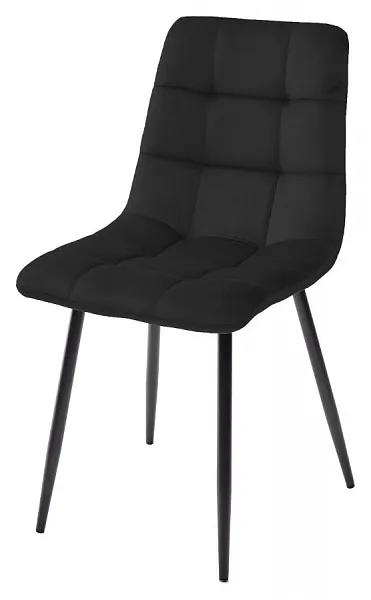 Стул CHILLI BLUVEL-19 BLACK, велюр