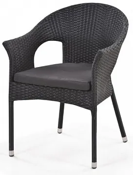 Кресло плетеное Y97A Black