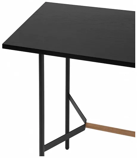 Стол барный Knobb 120*60 черный фото 3