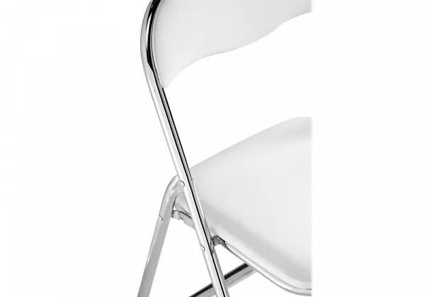 Стул на металлокаркасе Fold 1 складной white / chrome фото 8