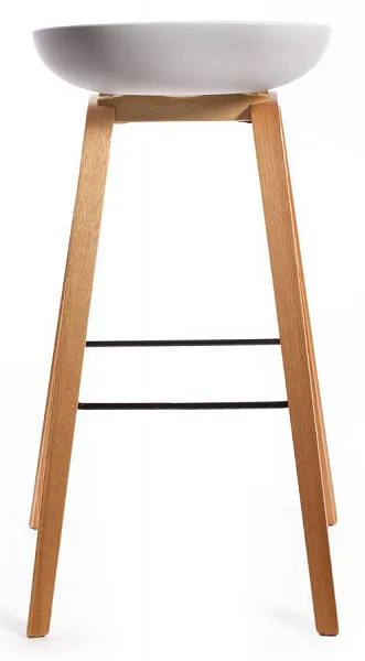 Стул барный Quadro белый фото 3