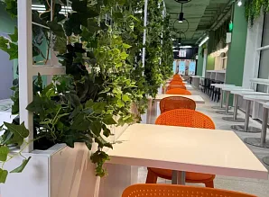 Мебель по индивидуальному проекту для фуд-корта ТЦ Мегалит в городе Королёв Фото 27