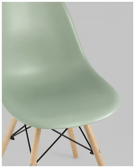 Стул Eames DSW серо-зеленый x4 фото 3