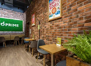 Барная стойка и мебель для кафе Prime в IQ-quarter Москва-Сити Фото 10