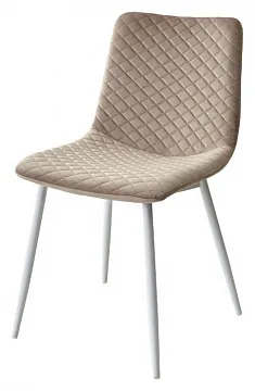 Стул TINTIN BLUVEL-40 BEIGE / белый каркас