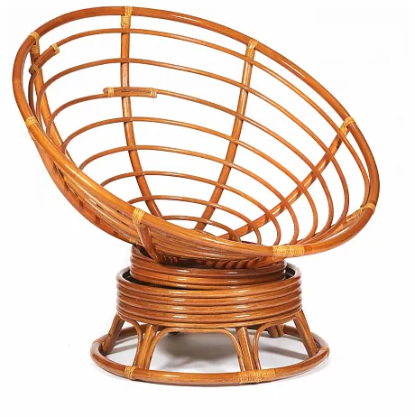 Кресло-качалка ",PAPASAN", w 23/01 B / без подушки / Cognac (коньяк)