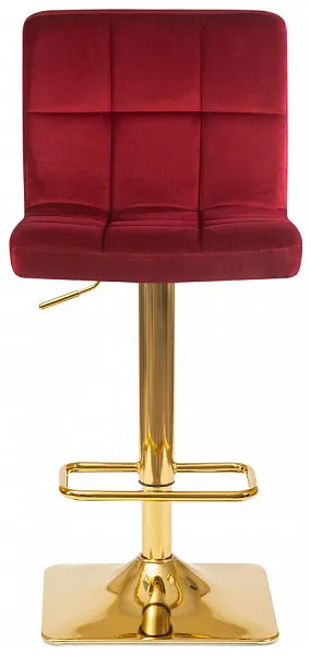 Стул барный GOLDIE бордовый велюр MJ9-43 фото 7