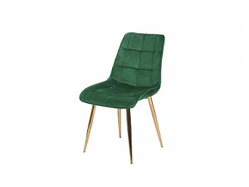 Стул кухонный Signal CHIC Velvet Bluvel 78 (зеленый/золотой)