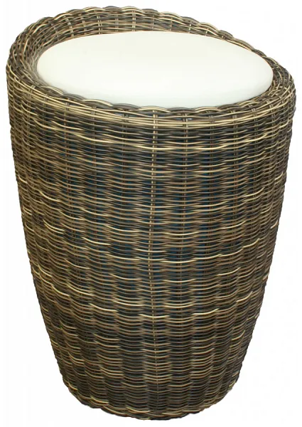 Табурет с местом для хранения LM-1100Rattan (кремовый) фото 2