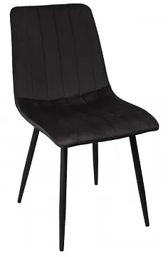 Стул Solar, черный, велюр