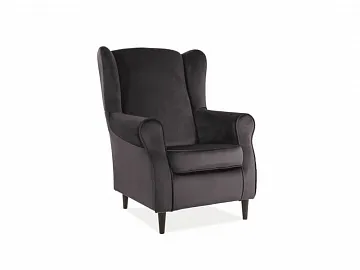 Кресло Signal BARON Velvet Bluvel 19 (черный)