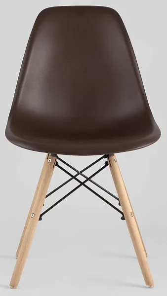 Стул DSW коричневый фото 3