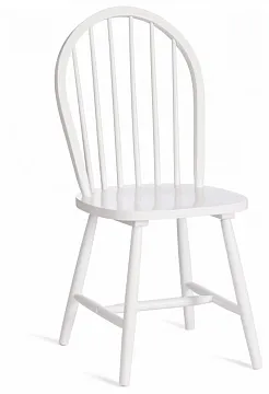 Стул AVERY (mod. 1101)дерево гевея, White