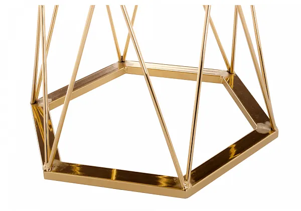 Стол Melan white / gold фото 4
