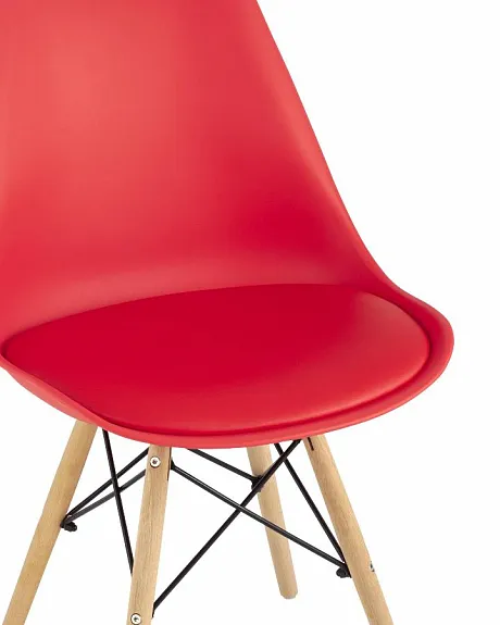 Стул Eames Soft красный фото 7
