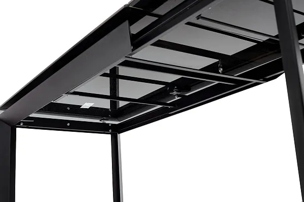 Стол CREMONA 180 KL-61 Под дерево, итальянская керамика / черный каркас, ®DISAUR фото 3