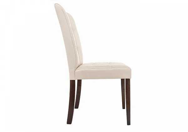 Стул деревянный Madina dark walnut / fabric cream фото 7