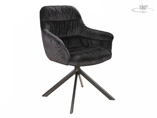 Стул кухонный Signal ASTORIA Velvet Bluvel 19 (черный)