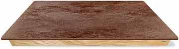 Столешница SHT-ТT8 70/70 ДУБ/керамика прозрачный лак/коричневая сепия