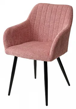 Стул BRANDY WZ2042-11 брусничный фактурный велюр/ черный каркас