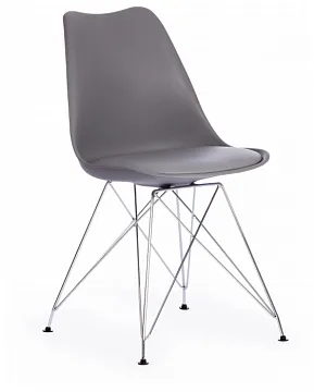 Стул TULIP IRON CHAIR серый