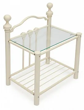 Тумба прикроватная DERBY 51,2х37,2х70см, Античный белый (Antique White)