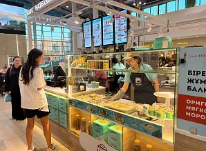 Барная стойка для кафе-пекарни Cinnabon MEGA в Алматы Фото 7