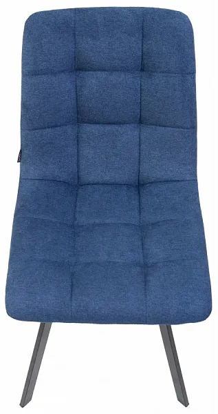 Стул обеденный ALEX SQUARE (черные матовые ножки, синяя ткань (UF860-14B)) фото 8