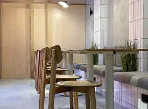 Мебель для кофейни Bodro сoffee на Дербеневской набережной Фото 2