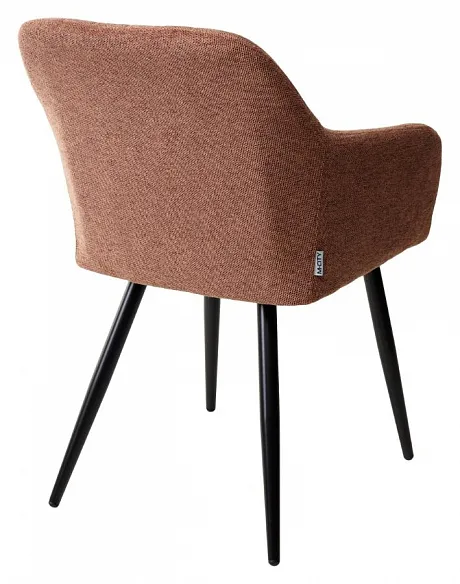 Стул BRANDY WZ2042-08 бронзовый фактурный велюр/ черный каркас фото 2