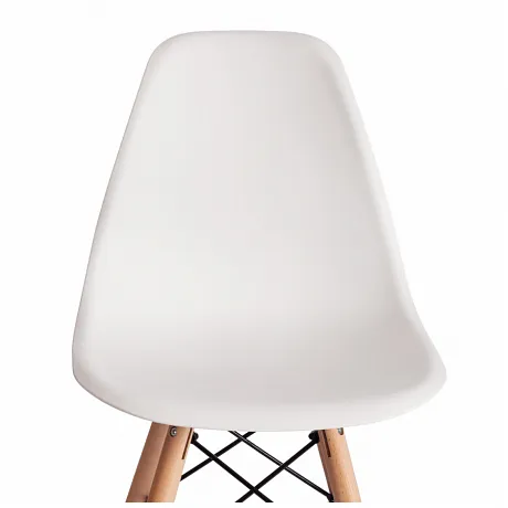 Стул барный Cindy Bar Chair (mod. 80-1) Белый, натуральный фото 6