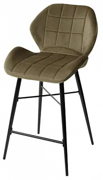 Полубарный стул MARCEL BLUVEL-77 ASH GREEN (H=65cm), велюр