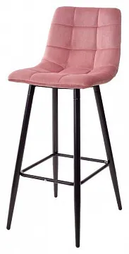 Барный стул LECCO UF910-07 PINK, велюр