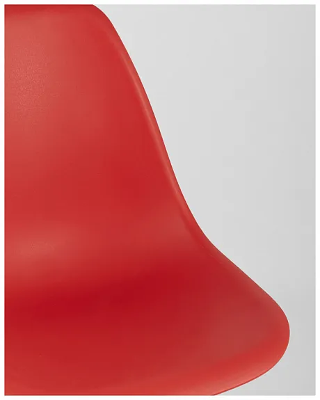 Стул Eames Style DSW красный (разборный каркас) фото 11