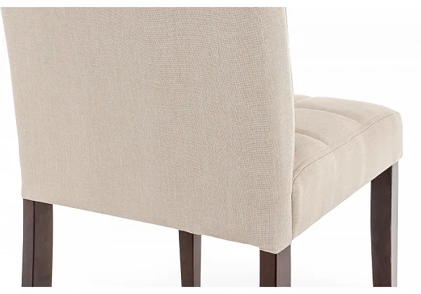 Стул деревянный Madina dark walnut / fabric cream фото 16