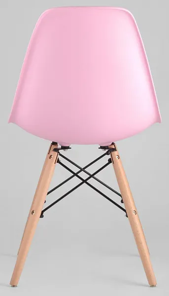 Стул DSW розовый фото 4