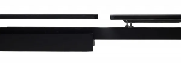 Стол FONDI 180 MARBLES NERO KL-116 Черный мрамор матовый, итальянская керамика/ черн.каркас, ®DISAUR фото 7