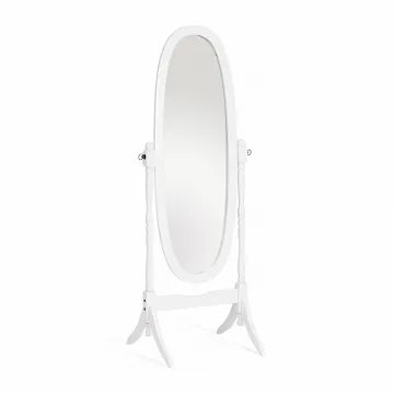 Зеркало NY-4001 дерево, 52,5х51х150 см, white (белый)