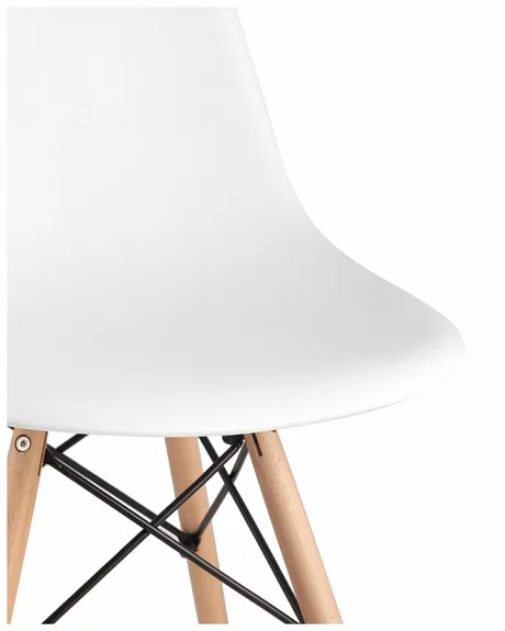 Стул DSW белый фото 5