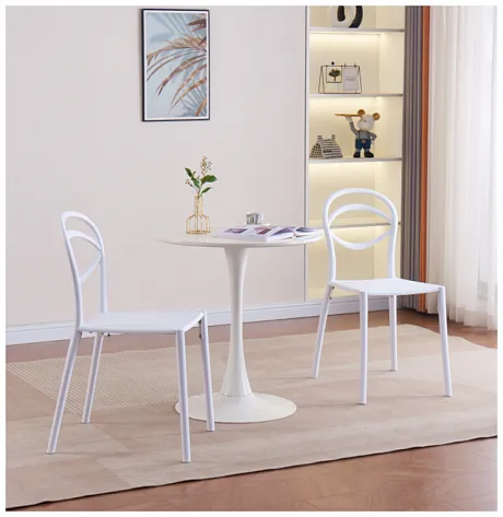 Пластиковый стул Simple white фото 2